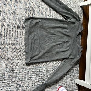 Grey running shirt